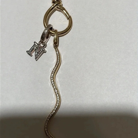 Ippolita Glamazon 925 silver and diamond charm Letter F.  NWOT - Picture 12 of 14